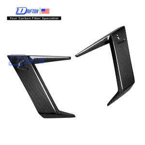 Embellecedor de ventilación de guardabarros delantero de fibra de carbono seco estilo TC para Mercedes Benz G Wagon W464 - Product Image 1