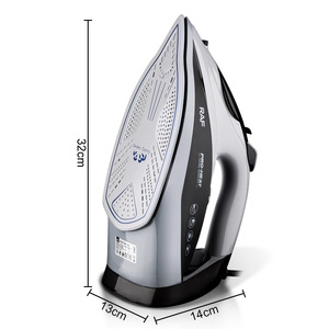 Fer à vapeur électrique portatif à chauffage rapide 2200W avec semelle en céramique et nettoyage automatique pour la maison - Product Image 4