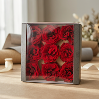 Rose éternelle Margaret : Coffret cadeau de fleurs séchées pour décoration florale de mariage et de maison