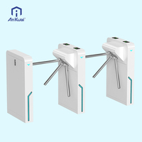Tourniquet trépied personnalisable en acier inoxydable avec contrôle d'accès par reconnaissance faciale et carte RFID pour solutions de billetterie