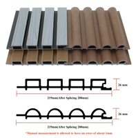 Panneaux de co-extrusion extérieurs, panneaux muraux décoratifs intérieurs en PVC, revêtement mural composite WPC imperméable, panneau mural extérieur Great Wall