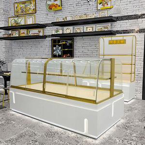 ตู้โชว์เค้กฐานหินอ่อนป่า mushen ตู้โชว์ขนมปัง - Product Image 1