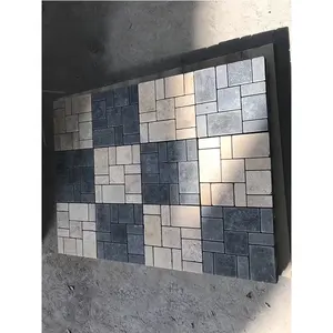 Dhgate versailles pattern pavers tumbled and honed and chiseled limestone marble tumbled marble tile