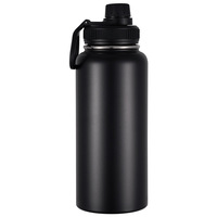 Termo Deportivo Portátil Minimalista de Acero Inoxidable, Resistente al Frío, 6-12 Horas, Diseño de Color Sólido, Fácil de Usar al Aire Libre