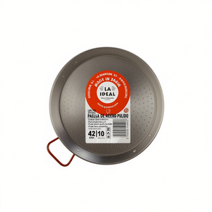 Poêle à paella valencienne argentée de 42 cm - Collection - Product Image 2