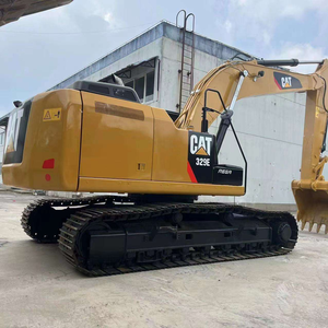 Machinerie de construction d'occasion, pelle hydraulique CAT 329E, machine à chenilles jaune, équipement lourd cat320E 325E 329El - Product Image 3