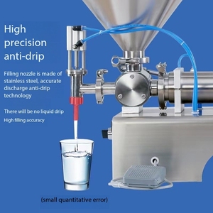 Semi-automatic 10-100ML Paste Filling Machine for Cheese Sauce and Ketchup for Beverage Packaging in Bags - Product Image 3