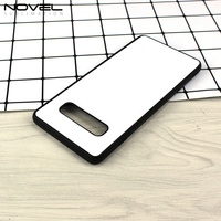 Funda para Teléfono Novelsub S10 Plus de Alta Calidad, Vidrio Templado 2D para Sublimación, Resistente a Impactos y Agua, Diseño de Lujo, 100% Compatible, Color Negro