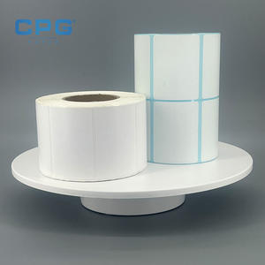 Étiquette adhésive thermique 3x5 pouces 135 g/m² résistante aux rayures, fournie directement par l'usine, pour bordereaux de livraison et logistique - Product Image 1