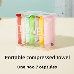 Serviettes compressées jetables en gros pour le visage, lingettes magiques pour les voyages en plein air, serviettes en papier, 7 - Product Image 6