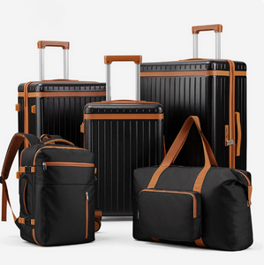 Ensemble <span class=keywords><strong>de</strong></span> bagages <span class=keywords><strong>3</strong></span> pièces 20 24 28 pouces, valise souple avec sacoche pour ordinateur portable et sac <span class=keywords><strong>de</strong></span> voyage, serrure à combinaison TSA, vente en gros, logo personnalisé - Product Image 2