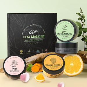 Mare morto vegano maschera di argilla per il tono della pelle radiante poro idratante effetto rassodante curcuma Rose vitamina C per il viso naso - Product Image 4