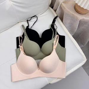 Của phụ nữ mới ngực nhỏ traceless chống trọng lực hỗ trợ áo ngực với lớn hình chữ W titola vú Bộ sưu tập tập hợp đồ lót - Product Image 2