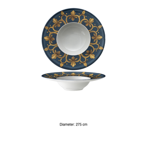Bol à pâtes Royal Print 27,5 cm Intérieur 14,5 Napoli Saturnia - Product Image 3