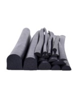 Joint d'étanchéité en caoutchouc EPDM extrudé sur mesure pour l'industrie OEM, profil spécial résistant à l'usure, noir