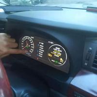 Tableau de bord numérique tableau de bord virtuel groupe d'instruments CockPit LCD compteur de vitesse pour Toyota Alphard AH20 2008 ~ 2015