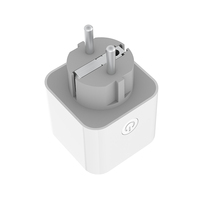 Prise intelligente WiFi allemande 16A, prise EU, application Tuya, contrôle à distance, minuterie, protection contre les surcharges, surveillance de la consommation d'énergie avec mesure