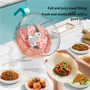 Picadora de Carne Multifuncional para Cocina, Cortador Manual de Cebolla, Rallador, Mandolina, Rebanador, Picador de Verduras - Product Image 4