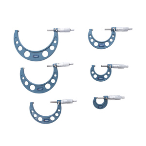 Dasqua 0-150mm 6pcs Analog Outside <b>Micrometer</b> Set 0-25mm 25-50mm 50-75mm 75-100mm 100-125mm 125-150mm Micrmetro Exterior 4111-82 - Product Image 5