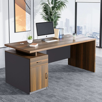Usine mélamine stockage Table de bureau meubles étude maison personnel unique exécutif ordinateur Table de bureau tiroir de rangement bureau