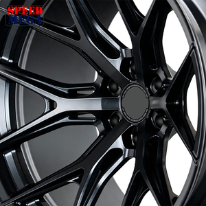 ล้อแม็กซ์สีดำเงา Speed Mega Glossy Black 10 ก้าน ดีไซน์ Y Split น้ำหนักเบา สำหรับรถยนต์ออฟโรด SUV รถบรรทุก ขอบลึกเว้า - Product Image 6