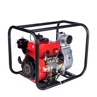Pompe à eau diesel portable de 2/3/4 pouces - Pompe d'irrigation agricole à haut débit et haute pression OEM pour ferme, jardin, urgence