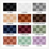 Tissu en velours doux en polyester tricoté chaîne, motif dévoré à carreaux, résistant à l'abrasion, poids moyen 260 GSM, pour vêtements
