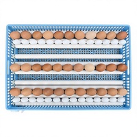 Incubadora Multifuncional para 64 Huevos de Gallina, Pato y Ganso, con Bandeja Giratoria Automática de 360 Grados