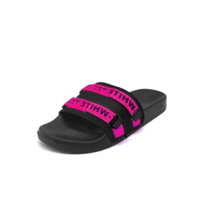 Cinese di autunno di Tendenza di Modo di fantasia disegno piatto delle donne a buon mercato nero cuneo soffici calzature su misura da spiaggia all'aperto scivolo slipper - Product Image 6
