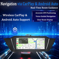 Système Linux LELV Android Auto pour BMW X1 E84 8,8 pouces Lecteur vidéo de navigation Carplay