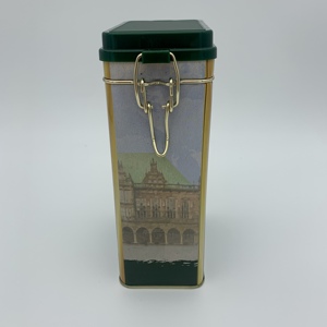 Boîtes de conserve de café Jacobs de 250, 500 et 1 kg, de qualité alimentaire, vides, rectangulaires, avec couvercle à clip, 102*95*170 mm - Product Image 6