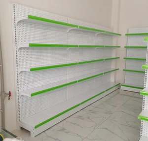 Scaffalature Multifunzionali Moderne per Supermercati e Negozi: Espositori in Metallo a Più Livelli e Unità Espositive a Gondola - Product Image 2