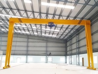 Grue portique monopoutre CraneTech Horizon 5 tonnes, portée 5-30 m, utilisation intérieure/extérieure, hauteur de levage max. 36 m, charge utile A3-A5, roulement moteur