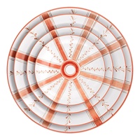Service de vaisselle en porcelaine d'olivier, motif uni élégant, vaisselle de qualité supérieure, sans BPA, céramique de qualité alimentaire, non toxique, pour la maison