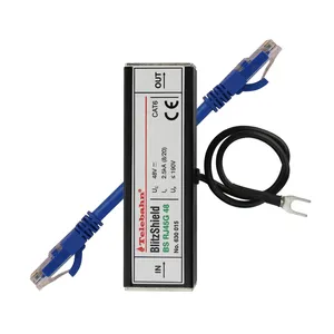 Überspannung schutz 1000 Mbit/s Ethernet-Anschluss RJ45 48V SPDs Lightning Arrester für IP CCTV Thunder Protection
