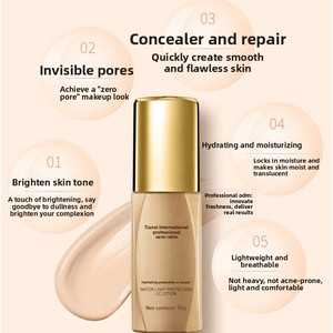 Tianxi Cosmétiques Eau Lumière Protection <span class=keywords><strong>CC</strong></span> Substitut De Lait Correcteur Éclaircissant Peau Hydratant <span class=keywords><strong>CC</strong></span> Crème OEM 50g - Product Image 2