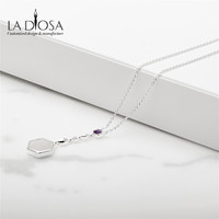 Collier pendentif en argent Sterling 925 naturel de perles, bijou minimaliste, offre spéciale