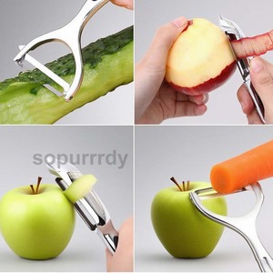 Custom Logo Non-Slip Stainless Steel Food <b>Fruit</b> <b>Peeler</b> Vegetable Chopper Chip Multi-Function <b>Fruit</b> <b>Peeler</b> Kitchen Accessories - Product Image 6