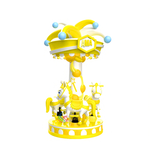 Offre Spéciale : Mini Carrousel d'extérieur en fibre de verre à 3 places, à monnayeur, pour centre commercial - Product Image 4