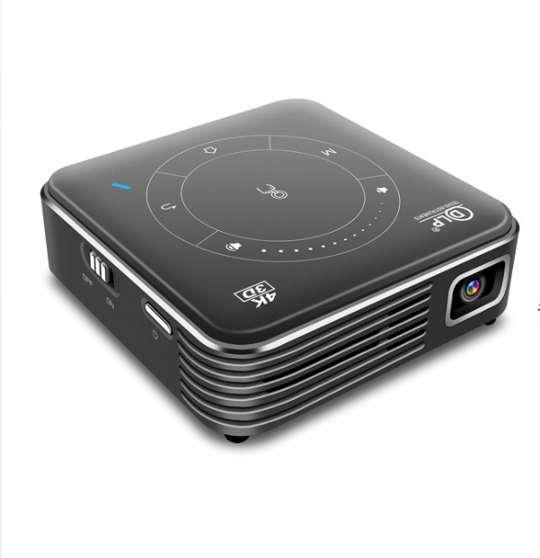 Tiny P11 Pocket Projector, Built-in Battery, Dual Band WiFi Screen Mirroring, Multi Interfaces for Indoor & Outdoor Movie