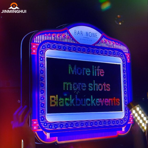 Tùy chỉnh hộp đêm Vip bảng hiển thị điện tử kim loại <span class=keywords><strong>acrylic</strong></span> nhựa dẫn đăng ký di chuyển tin nhắn chữ số chai trình bày - Product Image 5