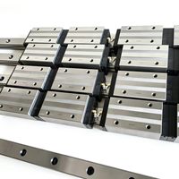Glissière linéaire HGH45CA et bloc de guidage avec roulement pour machine CNC - Construction en acier - Neuf