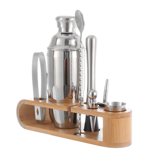 10 pcs <span class=keywords><strong>Bar</strong></span> <span class=keywords><strong>Cocktail</strong></span> phụ kiện thép không gỉ bartender Kit với tre đứng 350/550/750 ml <span class=keywords><strong>Cocktail</strong></span> <span class=keywords><strong>Shaker</strong></span> <span class=keywords><strong>Set</strong></span> - Product Image 3