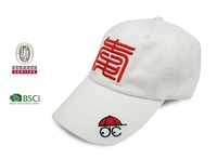 Gorra de béisbol suave personalizable de estilo americano patrón de letras impresas planas con logotipo bordado personalizado característica común de tela