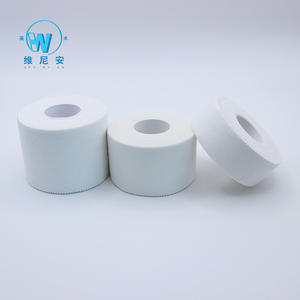 โรงงานยิมเมอร์ ผลิตภัณฑ์ OEM เทปผ้าฝ้ายสีขาวแบบซิกแซก สำหรับปิดแผล ใช้งานทางการแพทย์ในโรงพยาบาล ทนทาน ระบายอากาศได้ดี ปลอดภัยต่อผิวหนัง - Product Image 2