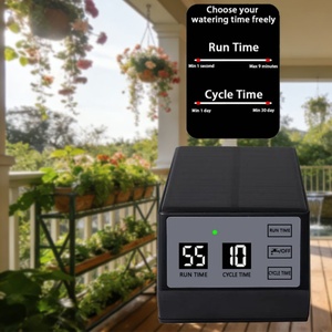 ZHITIAN XM01 Smart Digital Automatic Plastic Drip Irrigation Kit Self-Watering <b>Timer</b> for Indoor/Outdoor Plants Garden Use 5V - Product Image 1