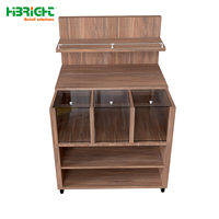 Étagère de présentation de fruits et légumes de luxe robuste et très vendue Highbright pour supermarchés et magasins de proximité avec roues