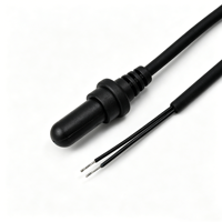 Sonde de température NTC 10K 3950 1% avec câble plat IP68 TPE étanche pour refroidisseurs et systèmes de contrôle de température des liquides