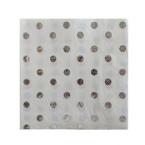 Juego de Vajilla Desechable Plateada para Fiestas, Platos, Servilletas y Vasos de Papel para Decoración de Cumpleaños - Product Image 5