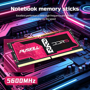 PUSKILL DDR5 32GB 5600MHz โมดูลหน่วยความจำ RAM สำหรับเดสก์ท็อป ดีไซน์สีเขียวดำ ประสิทธิภาพสูง อัปเกรดพีซี - Product Image 4